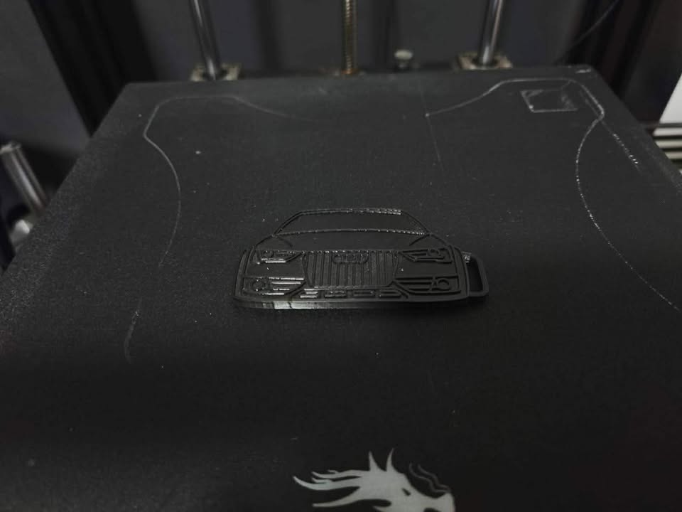 3D tlač loga a kľúčenky