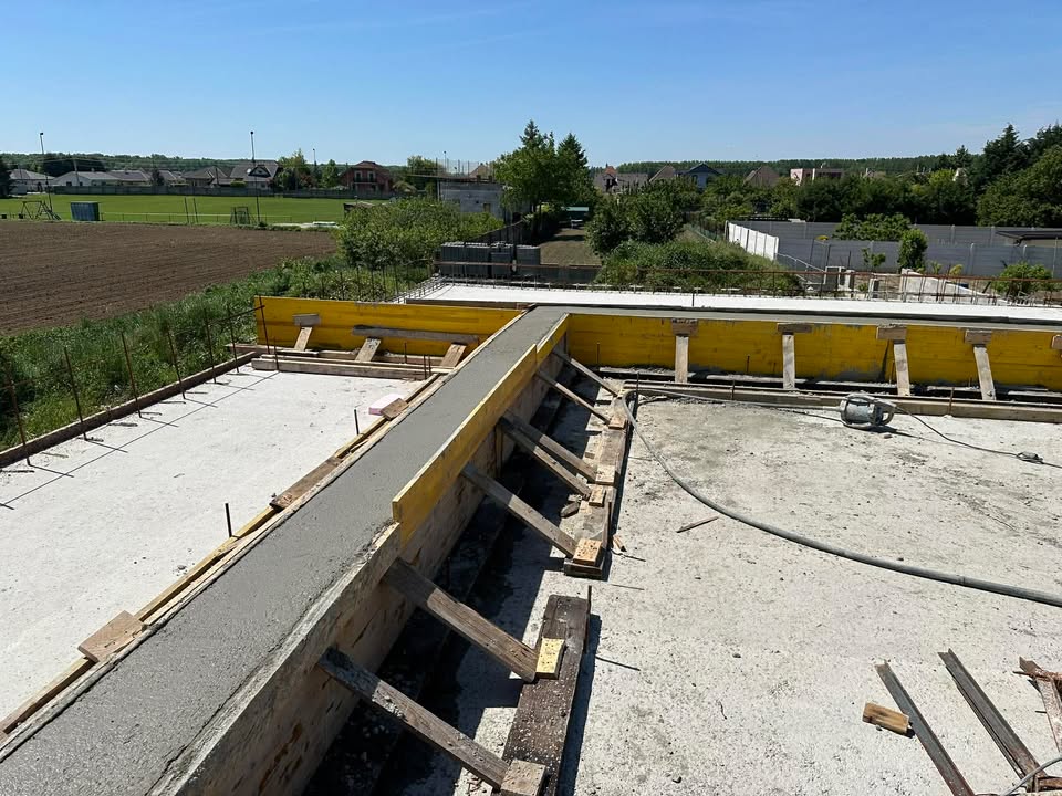 Betonáž a príprava vencov
